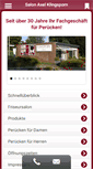 Mobile Screenshot of friseur-klingsporn.de